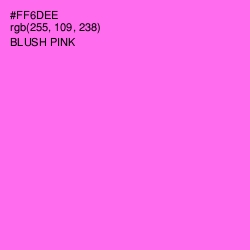 #FF6DEE - Blush Pink Color Image